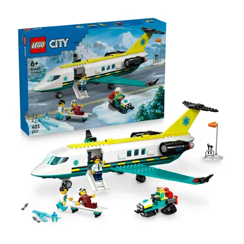 Lego City Aereo Ambulanza di Emergenza 60465