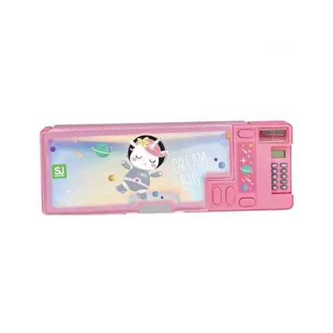 Sj Gang Portapenne Multifunzione Unicorno Rosa