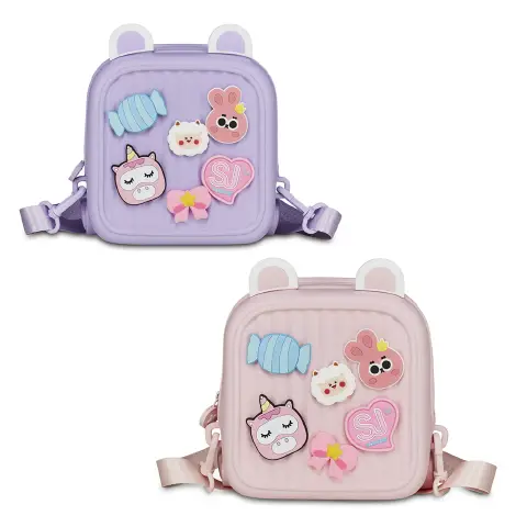 Sj Gang Plushy Zainetto Colori Assortiti Lilla E Rosa