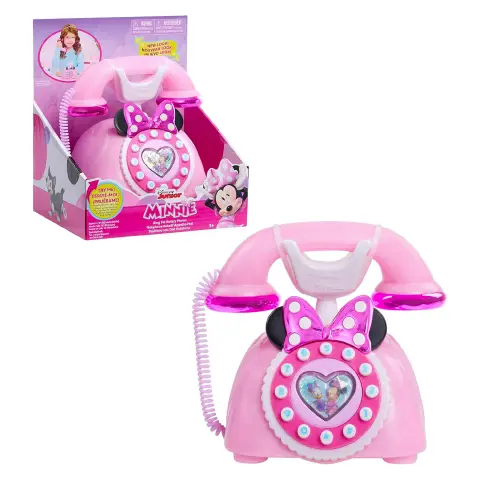 Minnie Mouse Telefono Rotante Con Effetti Luminosi E Sonori