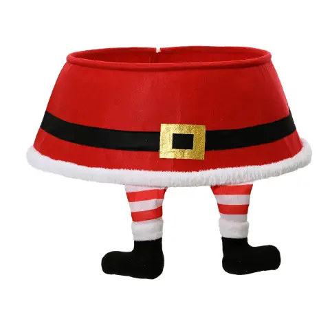 Copri Base Albero Natale Gambe Babbo Natale 65x22 cm