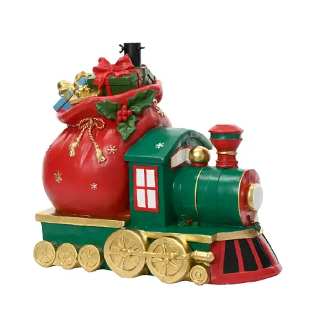 Base Albero Natale Treno Multicolore 56,5x35,5x50 cm
