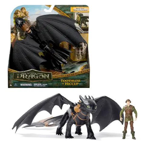 Sdentato & Hiccup Set Drago e Vichingo