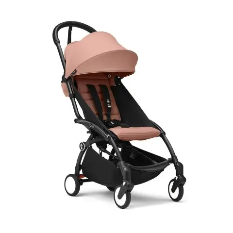 Stokke - Passeggino Yoyo3 Con Set Rivestimento 6+ Ginger Telaio - Black