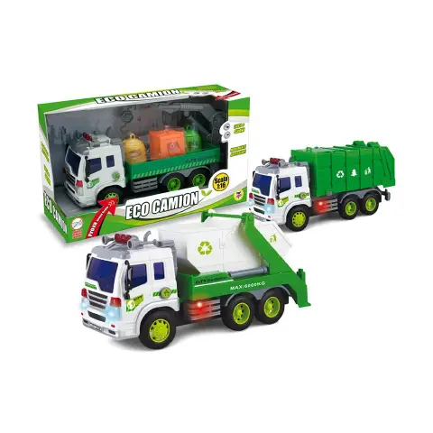 Play City - Eco Camion 1:16 Frizione Suoni E Luci Assortiti