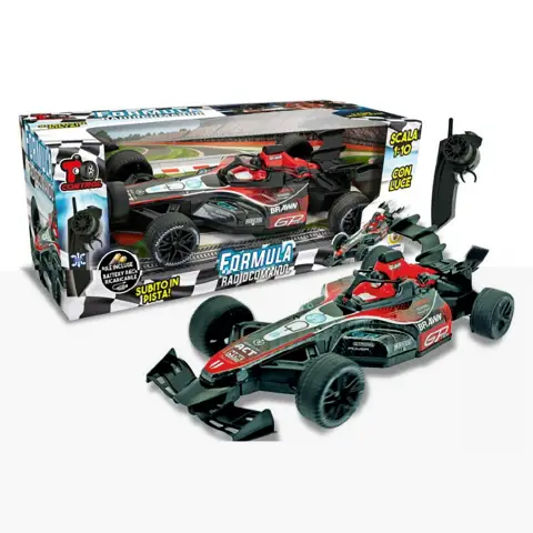 Auto Formula 1 Radiocomandata T-Control 1:10 con Luci – 2.4 GHz Ricaricabile