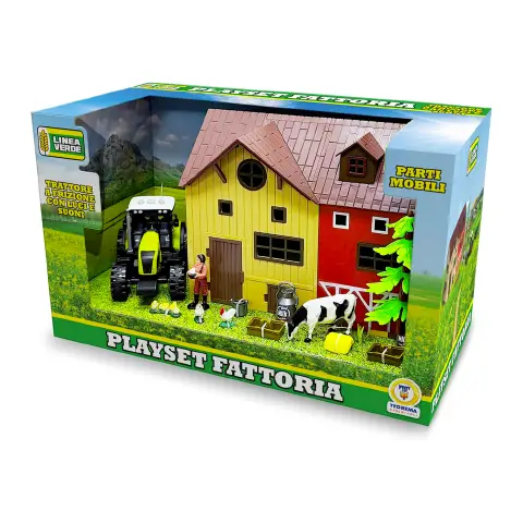 Linea Verde - Playset Fattoria Con Trattore