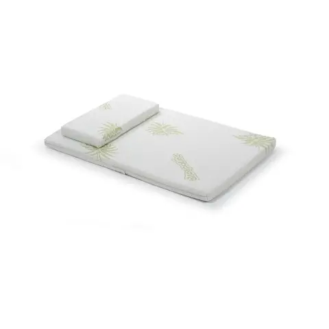 Materassino E Guanciale Per Culla Next Aloe Vera 50x80cm H5