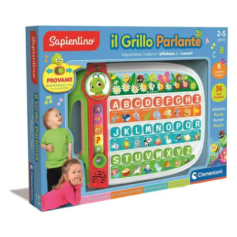 Clementoni Sapientino Il Grillo Parlante Gioco Educativo 2-5 Anni