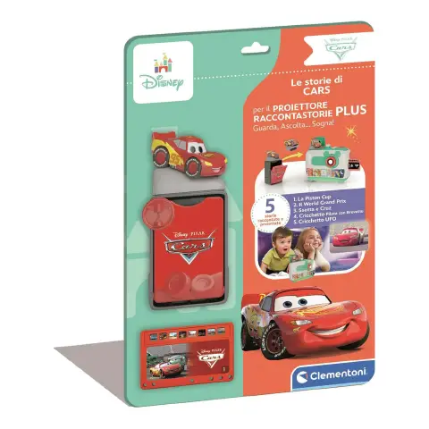Clementoni Cartuccia Proiettore Cars Gioco da Tavolo Educativo