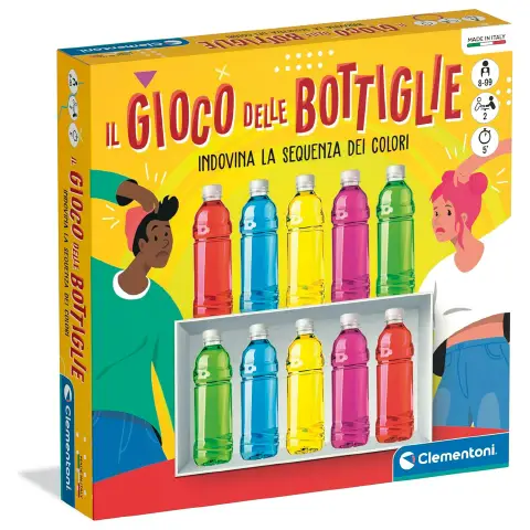 Clementoni Gioco delle Bottiglie Party Game Logico per Famiglie