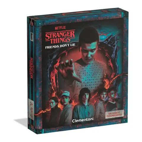 Clementoni Stranger Things Friends Don’t Lie Gioco da Tavolo 2-4