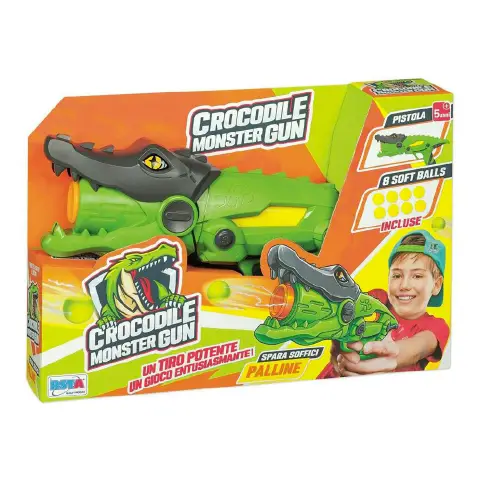 Pistola Sparapalline Crocodile Monster Gun