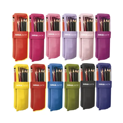 Tinta Unita Rotolo 24 Pastelli + 1 Matita