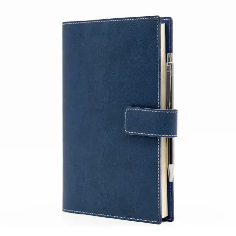 Agenda Giornaliera Timeless Similpelle 15x21 Blu