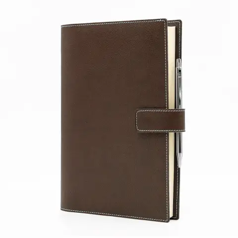 Agenda Giornaliera Timeless Similpelle 17x24 Marrone