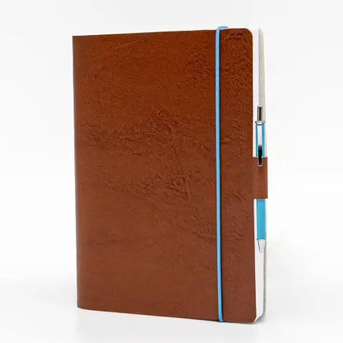Agenda Giornaliera Blueband Similpelle con Elastico 15x21 Beige