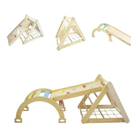 Centro Multididattico Per Bambini In Legno 6 in 1