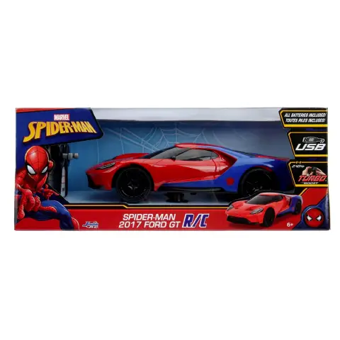 Spiderman Ford GT 2017 Radiocomandato Scala 1:16