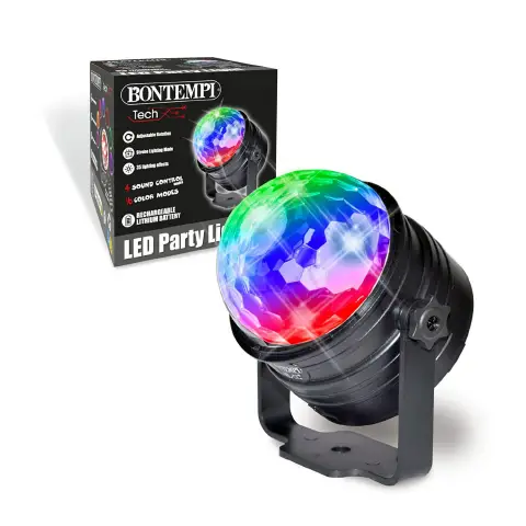 Led Disco Party Light with Remote Control and Suction Cup
