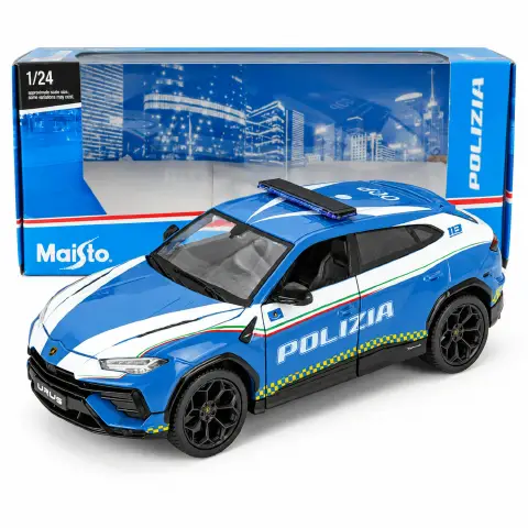 Maisto Lamborghini Urus Polizia - Modellino Auto in Scala 1:24