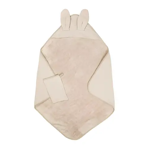 Asciugamano Neonato Waffle Warm White Bamboom