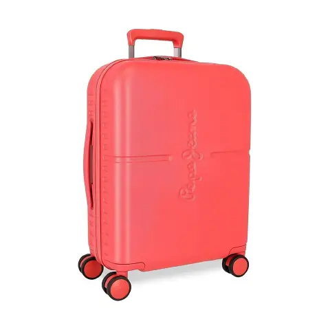 Pepe Jeans Highlight Trolley Abs 55cm 4 Ruote Corallo