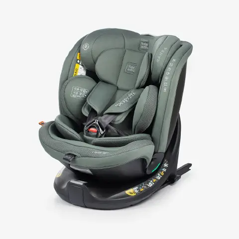 Seggiolino Auto Kanda I-Size Pine Green Girevole 40-150cm