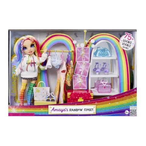 Rainbow High L'armadio Arcobaleno Di Amaya Playset