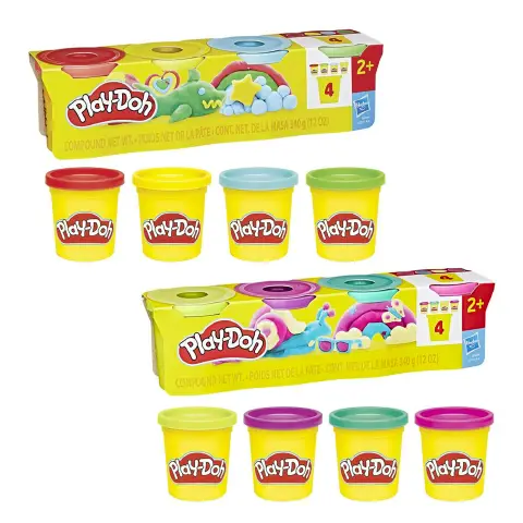 Playdoh Pasta Da Modellare 4 Vasetti Da 85gr