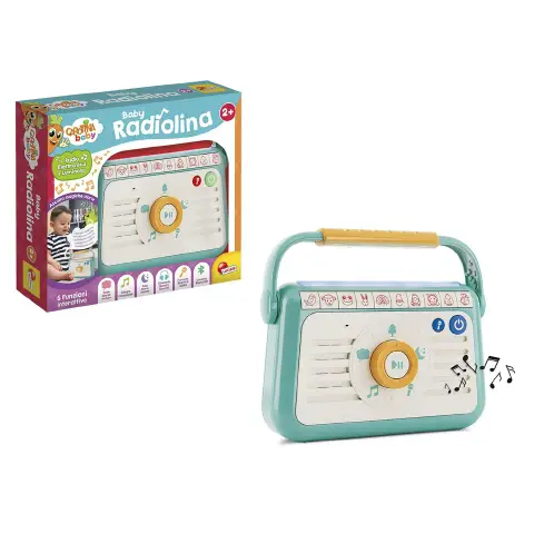 Carotina Baby Radiolina con Bluetooth, Storie, Luci e Musica