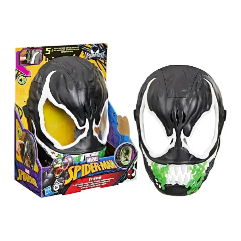 Spiderman Maschera Elettronica Venom Si Illumina Al Buio