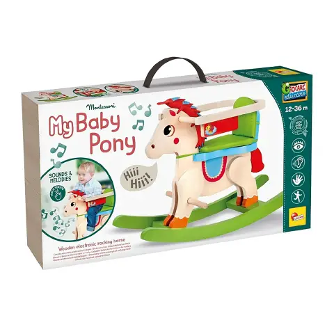 Cavalluccio a Dondolo Montessori in Legno My Baby Pony