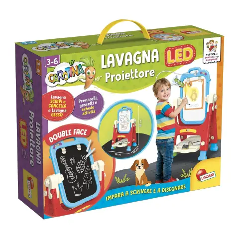 Carotina Lavagna Proiettore LED Double Face Scrivi