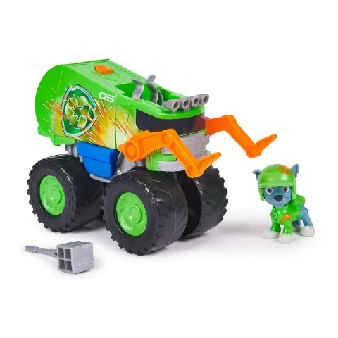 Paw Patrol Rescue Wheels Rocky – Camion Riciclo con Missile 3+