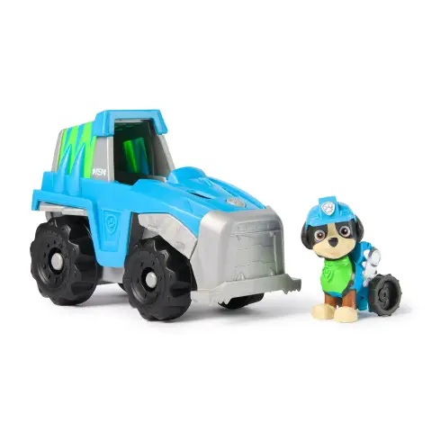 Paw Patrol Veicolo Salvataggio Rex – Giocattolo Ecologico con Personaggio 3+