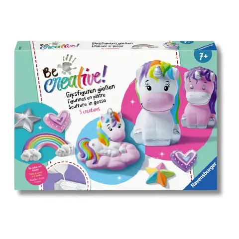 Be Creative Midi XL: Creazioni In Gesso Unicorni
