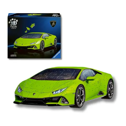 Puzzle 3D Lamborghini Huracan Evo - Verde