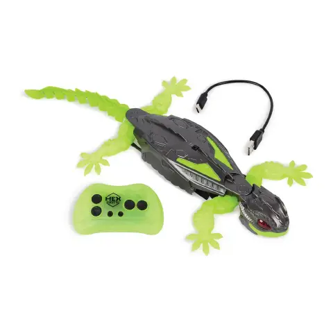 HEX BOTS Interactive RC Gecko - Climbs Walls and Floors