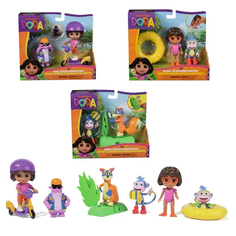Dora l’esploratrice Adventure Pack – Set con 2 Personaggi