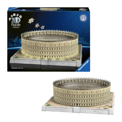Puzzle 3D Iconics Colosseo Led