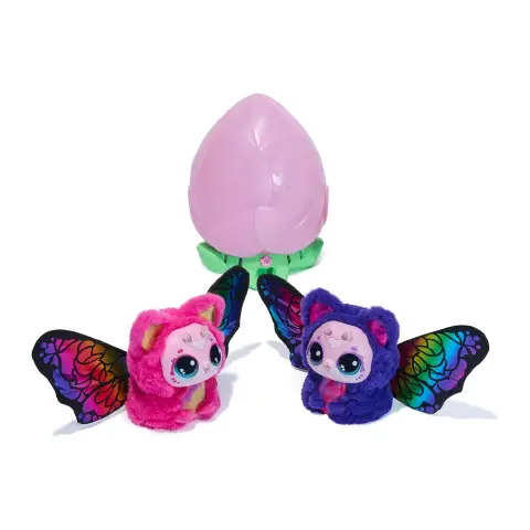 Bloomables by Hatchimals Kittyfly con Suoni e Trasformazione