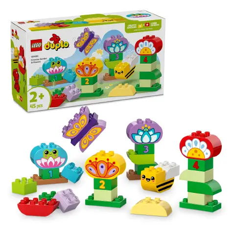 LEGO DUPLO Giardino e Fiori Creativi 10444 con Animali e Numeri