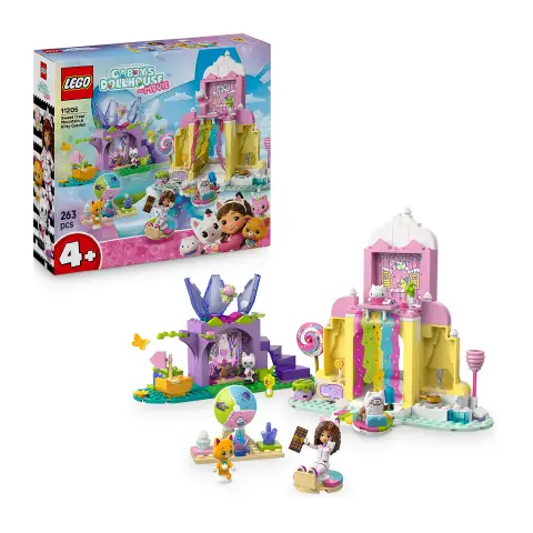 Lego Gabby's Dollhouse Dolce Montagna e Giardino di Gattina Fatina 11205