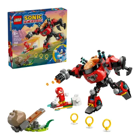 Lego Sonic Knuckles Vs. Dr. Eggman's Mech Egg Crusher 77005
