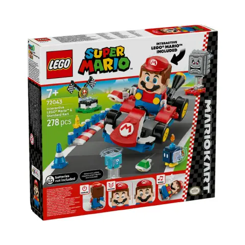 Lego Super Mario Mario Kart – Lego Mario Interattivo e Kart Standard 72043