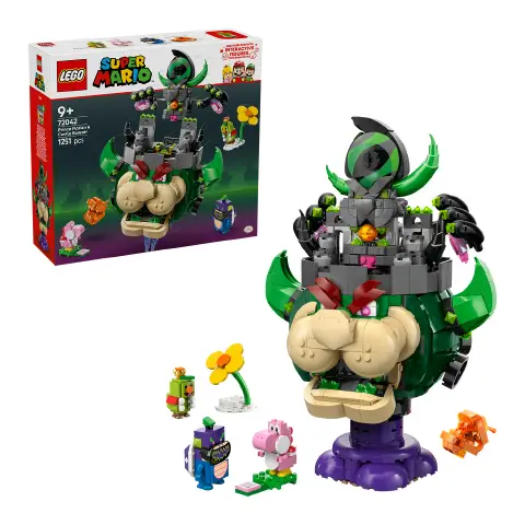 Lego Super Mario Principe Florian e Bowser Castello 72042
