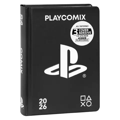 Playcomix Diario Agenda 16 Mesi Medium Black 2026
