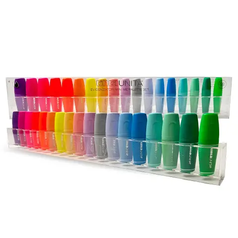 Mini Highlighter Set 18 Fluorescent Colors and Soft Touch Crayon