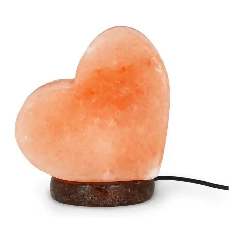Legami Lampada di Sale, Cromoterapia, Forma Cuore